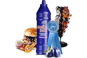 ‎THE BARBECUE SAUCE ORIGINAL REZEPTUR THE BARBECUE SAUCE "RAUCHIG SÜß" Gastro | BBQ Sauce auf Pflaumenbasis | Fruchtig rauchige Grillsauce | Nr 1. World Champion BBQ Soße | Perfekt als Dip, Glasur & Marinade | GELD-ZURÜCK GARANTIE | 1100g