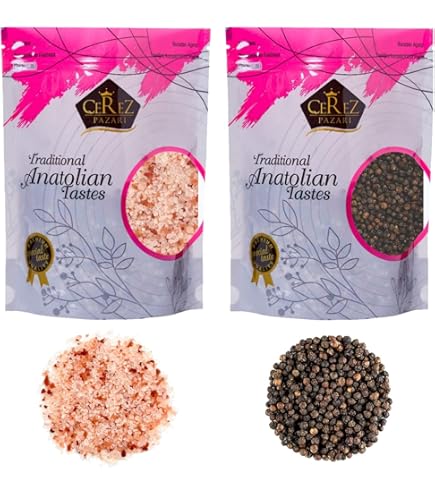 Viva Doria Malabar Whole BCF26 Black Peppercorns, 12 Oz & Himalayan