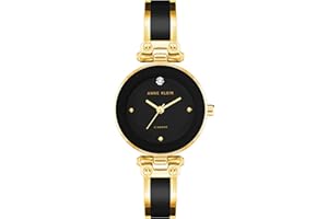Anne Klein Women's Genuine Diamond Dial Bangle Watch