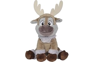 Simba 6315877642 Disney La Reine des Neiges 2 Friends Sven 25 cm, marron, 25 cm