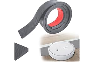 JINFANSHURICH Schwellenrampe, Türschwellenrampen, 90x8x1CM PVC Rollstuhlrampe, rutschfeste Oberfläche, Gummirampe Auffahrrampe Schwellenrampe für Rollstuhl, Kinderwagen, Rollator oder e Scooter (Grau)