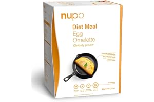 ‎NUPO NUPO® Diet Meal Replacement extreme [Egg Omelette - 10 Portionen] - Kalorienarme Ernährung, glutenfrei & GMO frei - Vollwertige Mahlzeitersatz abnehmen - Food replacement - Nahrungsersatz abnehmen
