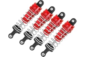 VGEBY Juego de amortiguadores de Choque RC 4 Piezas Juego de Amortiguador de Amortiguador de Resorte Ajustable RC Apto para MN86 MN86S MN86K MN86KS 1/12 Hobbies Accesorios para Modelos De Coches