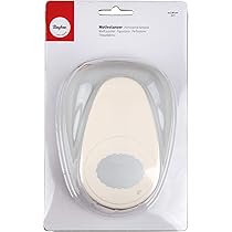 Rayher Motivstanzer Oval 6,35cm - Mit Auffangschale Für Papier Bis 200g/m²