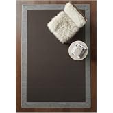 Bazaarforum L&uuml;ks Sisal Makine Dokuması 8mm Dokuma Tabanlı Mutfak Balkon Halısı, Kahverengi-Gri, 60 x 100