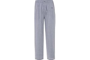 EL BÚHO NOCTURNO Pantalón Pijama Hombre Corto Verano Tela Popelín o Parte Abajo Pijama Largo Primavera o Franela Invierno Cuadros Pantalon Suelto Punto