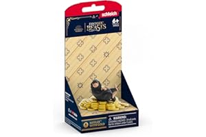 schleich Harry Potter Fantastic Beasts | Niffler mit Gold 14905 | Niffler frei auf Goldhaufen platzierbar | Sammelfiguren & Geschenk für Kinder & Sammler | Spielfiguren ab 6 Jahren | 2-teiliges Set