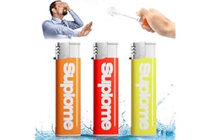 HPBAGGY Feuerzeug Wasserpistole,3 Stück feuerzeug Wasser spritzt Prank,Feuerzeug Wasserpistolen Spielzeug,Geeignet für Zauberrequisiten, Streiche, kleine Spielzeuge, Partys, Schwimmbäder