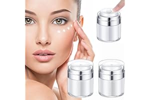 BAFIWU Dispensador de Crema, Dispensador Bomba Vacio, Dispensador Crema Rellenables Botes para Cremas Travel Essentials Travel Kit (15+15ml)