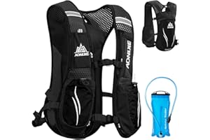 TRIWONDER Sac Trail 5,5L Gilet d'Hydratation Sac à Dos Hydratation Léger pour Marathon Randonnée VTT Course Running Homme Femme