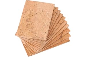 CRYFOKT Korek na szyję, korek 10 sztuk arkusz korkowy na szyję, do saksofonu