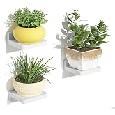 UHUD CRAFTS Small Floating Shelves, Set of 3 Shelves for Wall Decor & Storage | Wall Mounted Home Decor Small Wall Shelf | Mi