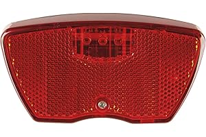 Messingschlager, Sonstige Luz Trasera para Instalar en el portaequipaje, Unisex, Negro-Rojo