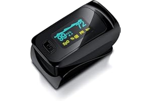 Medicinalis - Pulsoximeter Finger - SpO2 Pulsmesser – Fingerpulsoximeter - Messung von Puls und Sauerstoffsättigung am Finger