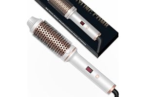 UMIGA Thermal Brush 38 mm spazzola termica 120-200 ℃, spazzola rotonda riscaldata 3 in 1, aumenta il volume dei capelli, ricci sciolti, capelli lisci, dimensioni leggere, compatte, doppia tensione, adatta