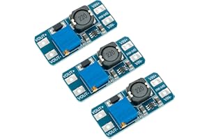 STARMAKER MT3608 2 A Konverter DC-DC 2 – 24 V auf 5 – 28 V Step Up Spannungsregler verstellbar Erhöhung Booster Buck 5 V 12 V 24 V (3 Stück)
