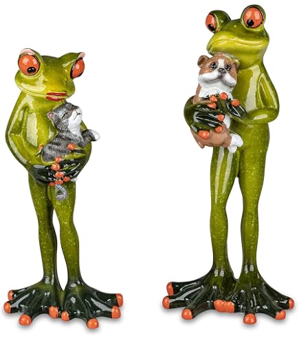 6-teilige Miniatur-Froschfiguren – Niedliche Harz-Figuren Für Deko, Garten, Schreibtisch Oder Als Geschenk