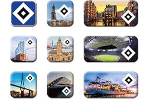 Hamburger SV HSV Magnet 9er Set Hamburg, 29982