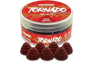 Haldorado Tornado Smoke Pop Up XL, Red Devil, 15mm, 30g, Floating Fishing Bait