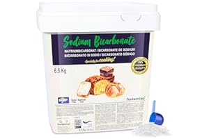 Nortembio Bicarbonate de Soude Alimentaire 6,5 Kg. Bicarbonate de Sodium Biologique pour Cuisiner. Bicarbonate Sans Aluminium pour Laver des Fruits et Légumes. E-Book avec Recettes Inclus.