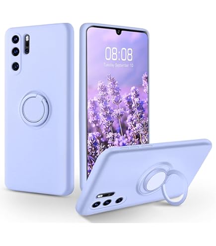 WATACHE Huawei P30 Pro Case, Clear Crystal Carbon Fiber Design Armor Protective Case With 360 - View #13
