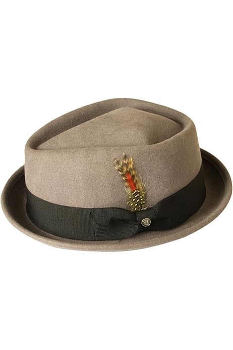 Chapeau Pork Pie Vintage Noir Décoloré Cool4 - Style SKA Rocky Breaking Bad - Taille 57