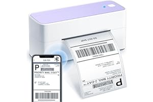 ASprink Bluetooth Shipping Label Printer - Thermal Label Printer for Shipping Packages - Desktop Bluetooth Label Printer for Small Business, Compatible with Chromeboo, iPhone, UPS