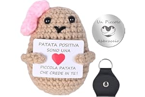 qianduoduo Regalo Originale e Divertente | Patata Positiva Italiano Idee Regalo Donna Compleanno | Regalo Uomo | Compleanno Uomo Donna | Pensiero per San Valentino, Amica, Sorella