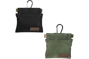 LIQWEI 2 Stück Leckerlibeutel Für Hunde, Freihändige Futterbeutel Hundetraining mit Karabiner, Kleine Futterbeutel für das Hundetraining Trainingstasche Für Haustiere für Katzenfutter Hundefutter