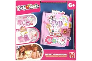 Funlockets Mon Mini Journal à Secrets - Journal intime personnalisable! Trouve Les clés & découvre Les mystères; plus de 15 Surprises à l’intérieur ! Jouet créatif, enfant, papeterie, fille, dès 6 ans