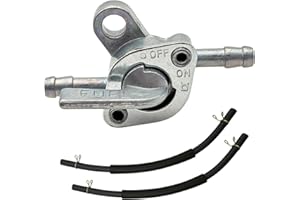 YGQ Inline Gas Fuel Petcock Shut Off Valve Switch 4.8mm 5mm 6mm 3/16 for Baja Nini ATV Dirt Super Pocket Mini Bike Go Kart Motorcycle Tao Tao 50 70cc 110cc 125cc Generators