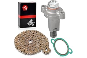 MOTO1988 Cam Timing Chain & Tensioner For Yamaha Grizzly YFM 550 700 Raptor 700 700R 2006-2023 Kodiak 700 2019-2023