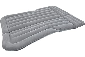 STREETWIZE ACCESSORIES Streetwize - Inflatable SUV Mattress with Air Pump, Portable Car Travel Bed - Perfect For Camping, Hiking, Caravanning Other Outdoor Activities (SWMAT2)