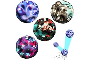DALAETUS 4 Pcs Moon Balls, Space Jump Toy for Kids, Ultra High Bouncing for Sport Training, Indoor Outdoor Play