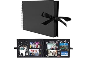 NOTHERS A5-Fotoalbum, Bogenseide, handgemachtes Fotoalbum, Vintage-Kraftpapier, Sammelalbum, Fotoalbum-Design, Erinnerungsfavoriten, DIY-Spiralfotoalbum, Retro-Babyfamilie Valentinstag Geburtstagsgeschenk