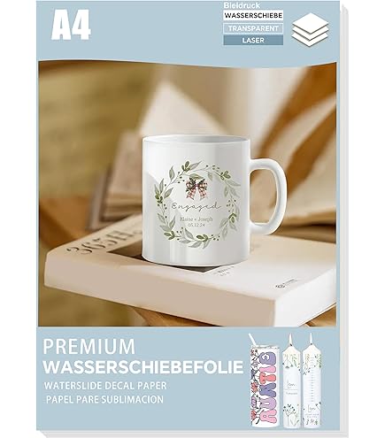 Kamo Waterschuiffolie, transparant, A4, voor inkjetprinters, 5 vellen