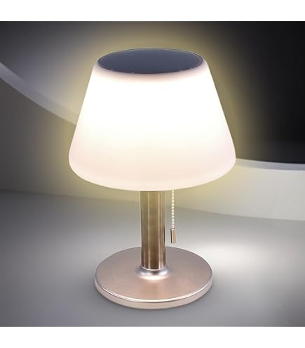 Spetebo Lampe De Table Solaire LED - 30 X 15 Cm - Lampe