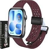 Rongep [Air-Loop] Huawei Watch Fit 5/Fit 5 Pro/Fit 4/Fit 4 Pro/Fit 3 ile Uyumlu Kordon Manyetik Kilit Mekanizmalı Fit 5 Kordo
