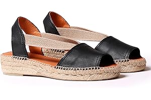 TONI PONS ETNA - Espadrille pour Femmes dans des Tons Unis de en Cuir.
