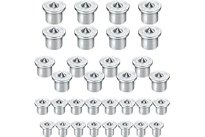 SEWOKON 32 Pcs Dowel Pin Center Woodworking Alignment Tool, 6/8/10/12mm Dowel Centre Point Set