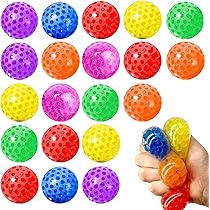 Balles Anti-Stress, 6CM Balles Sensorielles Anti Stress, 2pcs Boules