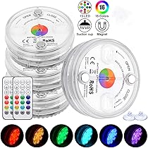 4x Schwimmende Pool-Lichter Mit Fernbedienung - RGB Beleuchtung Für Deinen Pool!