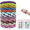 MMOOUP Mosquito Repellent Bracelets, DEET-Free Insect & Bug Repellent Wrist Bands f, Individually Wrapped DEET-Free Bands for Adults & Kids Indoor Outdoor Sleeping Traveling Camping Fishing (24pcs)