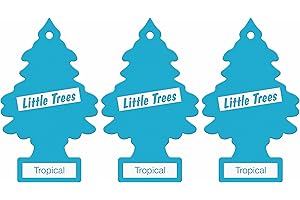 LITTLE TREES Air Freshener, Tropical, 3 Pack