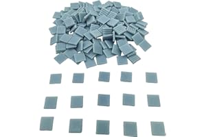 500g Quartz Mosaic Tiles 2cm Multicolor Mosaic Stones for DIY Crafts Hobby Art Home Decor Wall Decor (Sky Blue)