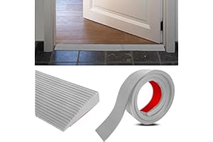 BECHOANIGEL Rampas para Silla de Ruedas, Robot Aspirador, 200 cm x 8 cm x 3 cm, Rampa de Umbral de Puerta, Resistente Goma, Ideal para Sillas de Ruedas, Cochecitos, Aspiradora o Scooter Eléctrico (Gris)