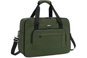 ECOHUB 30L Cabin Bag 45x36x20 Easyjet Travel Bag Hand Luggage UnderSeat Recycled PET Eco Friendly Holdall Flight Bag Waterproof Weekend Carry on Bag Duffel Bag (Green)