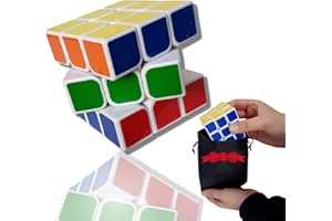 LURENSA Cubo Magico 3x3x3, Speed Cube para Niños Y Adultos Incluye Bolso. Cubo De Velocidad Clasico - Idea De Regalo - Rompecabezas, Mejora Tu Imaginación Y Creatividad Juguete Educativo