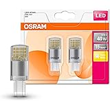 Osram LED Star Pin G9 / Lampe, G9, 3, 80 W, 40-W-Ersatz - für, klar, Warm White, 2700 K, 2 - er-Pack