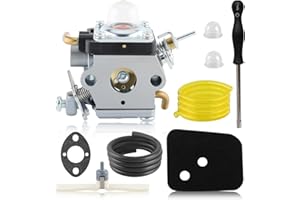 Carbhub 523012401 Carburetor Fit for Husqvarna 122HD45 122HD60 522HDR60S for McCulloch SuperLite 4528 ErgoLite 6028 for RedMax CHT220 CHTZ60 for Jonsered HT2218 HT2223T Hedge Trimmer Replace 596658301